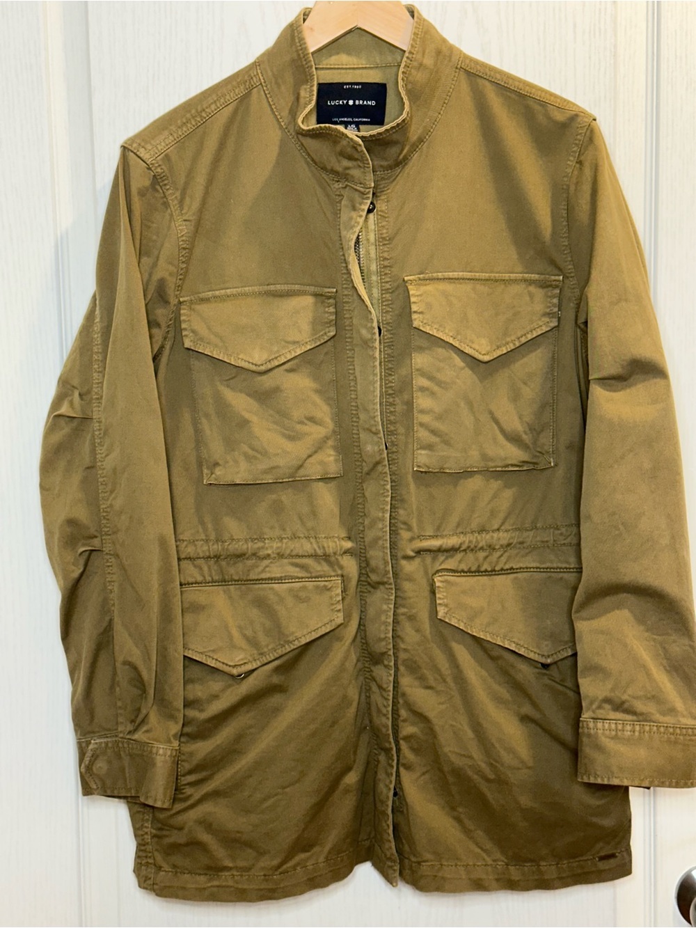 Lucky Brand Olive Anorak Utility Jacket - L